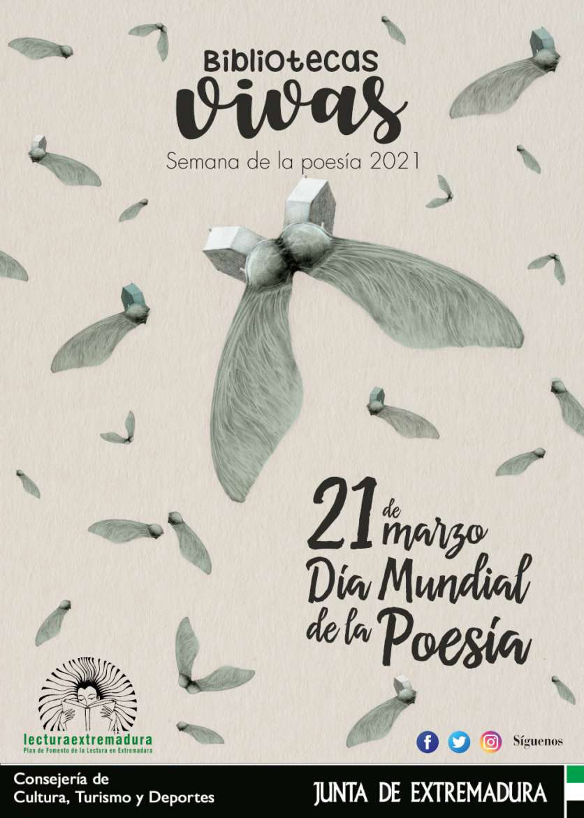 Cartel Poesía Bibliotecas Vivas
